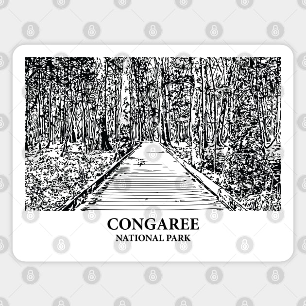 Congaree National Park Magnet by Lakeric
